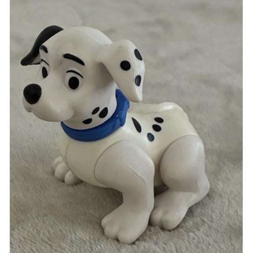 Vintage 1996 Disney 101 Dalmatians Pup Blue Collar McDonald's Toy